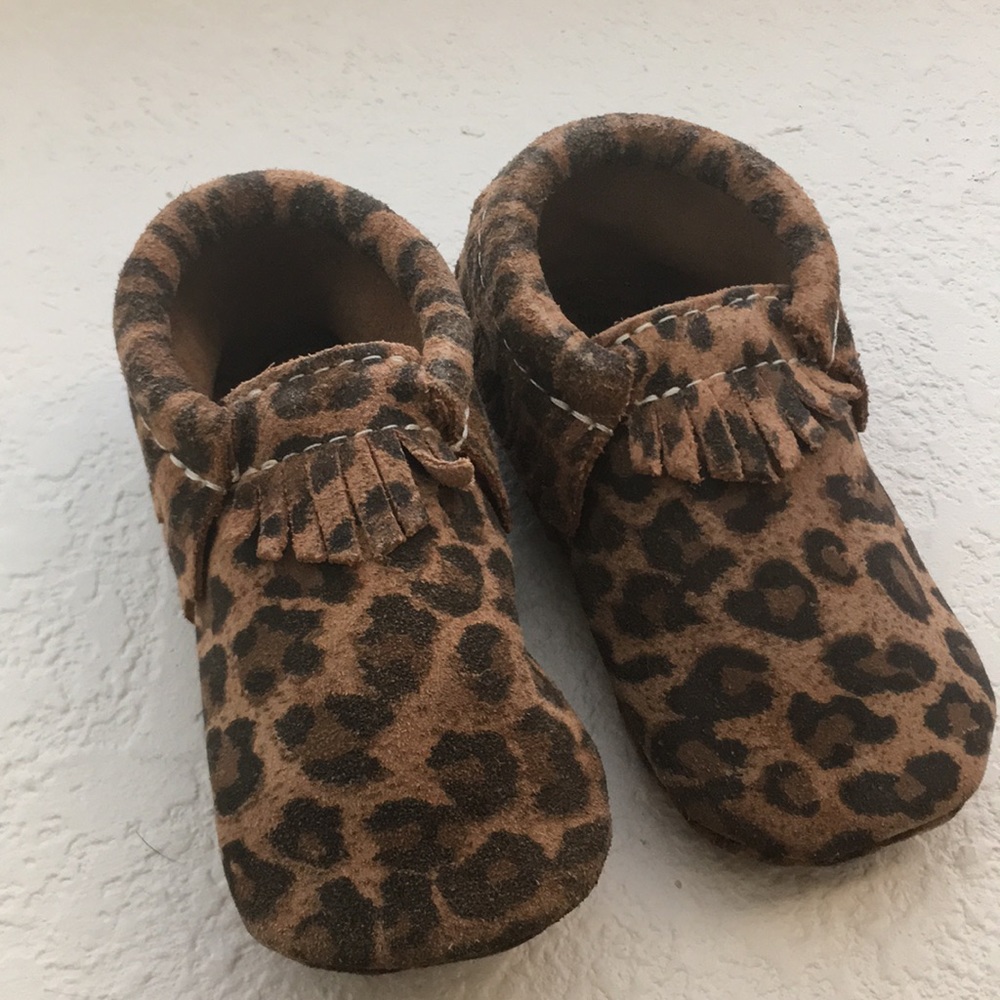 Used Leopard Freshly Picked Moccasins